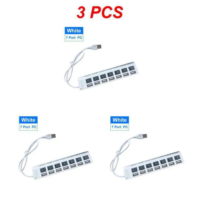1~8PCS USB Hub USB 2.0 Hub Multi USB