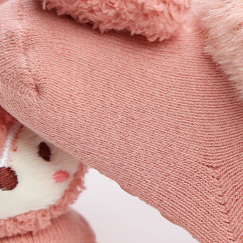 1Pair Winter Baby Boys Girls Cute Cartoon Leg