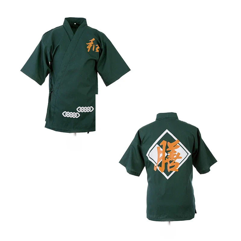 Mans Chef jacket Sushi Restaurant Kitchen Uniform Hotel