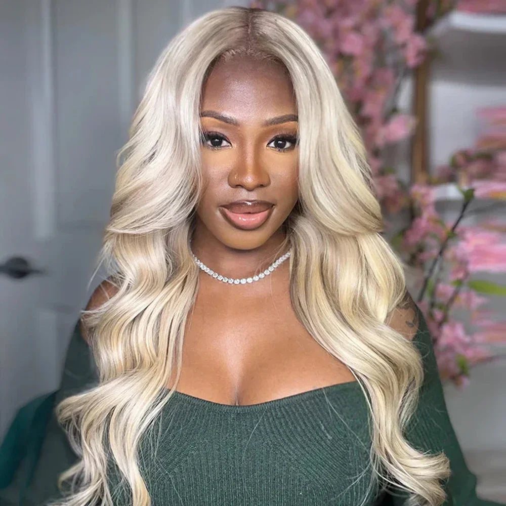 Ash Honey Blonde Lace Front Wig 13x4 Synthetic