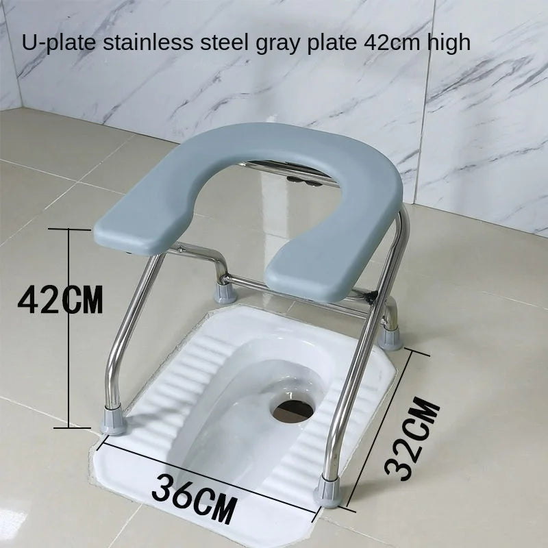 Pregnant Women Elderly Toilet Stool U Design Bathroom