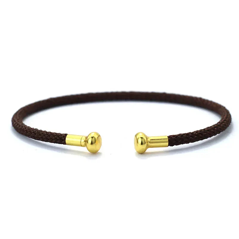 New Fashion Minimalist Stainless Steel Open Bangle Bracelet