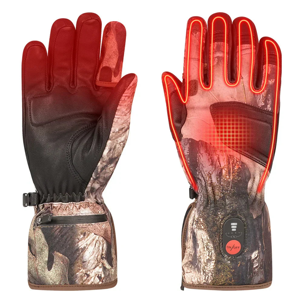 Heated Tactical Gloves Unisex Winter Warm 3 Levels