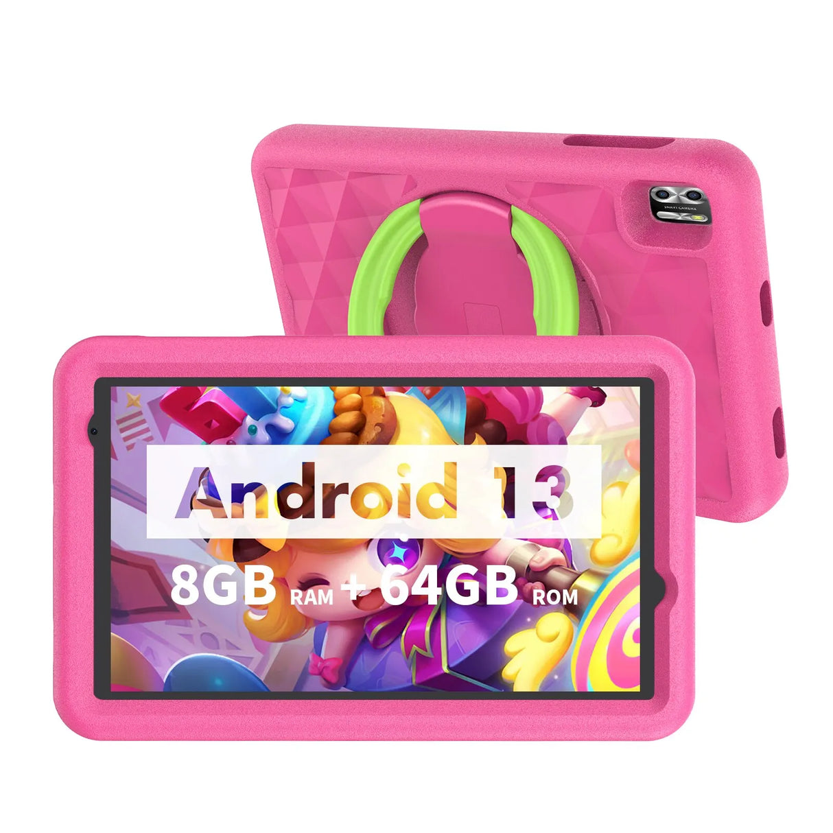VASOUN Kids Tablet 8 Inch, Android 13 Quad