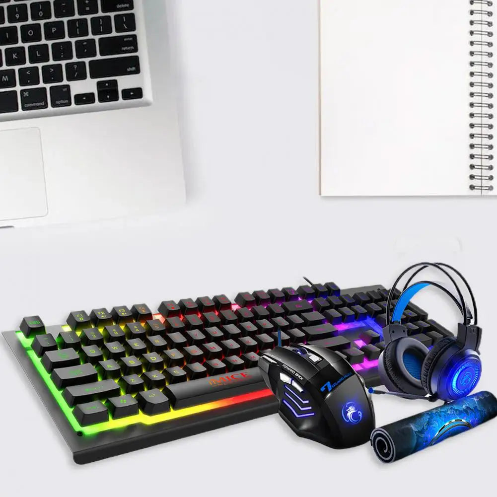 IMICE Gaming Keyboard Mouse Headset Set Mechanical Feel