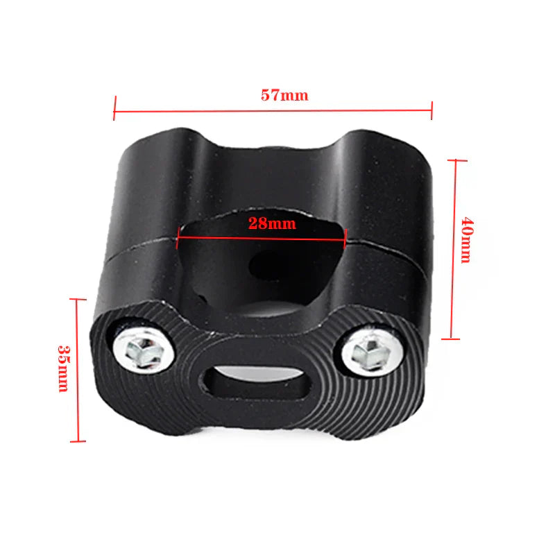 CNC Off-Road Motorcycle Bar Clamps Handlebar Risers Adapter 22mm/28mm