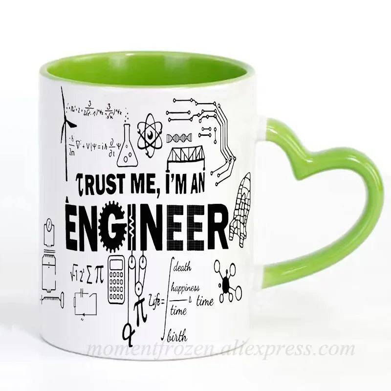 Engineer Cups Mechanic Coffee Mugs Scientific Technical Office