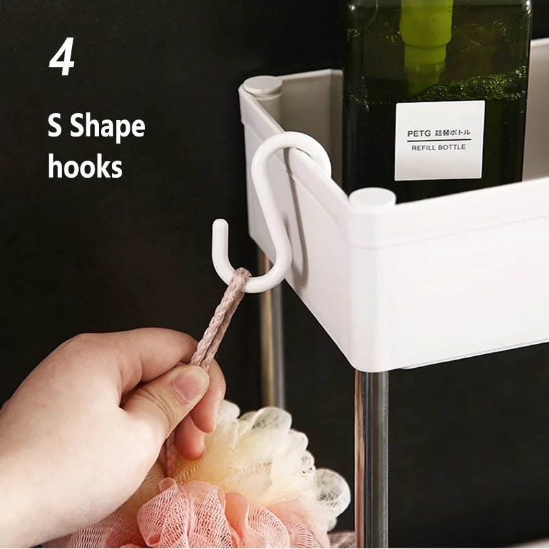 Kitchen Small Gap Storage Rack Four-story Kitchen Narrow
