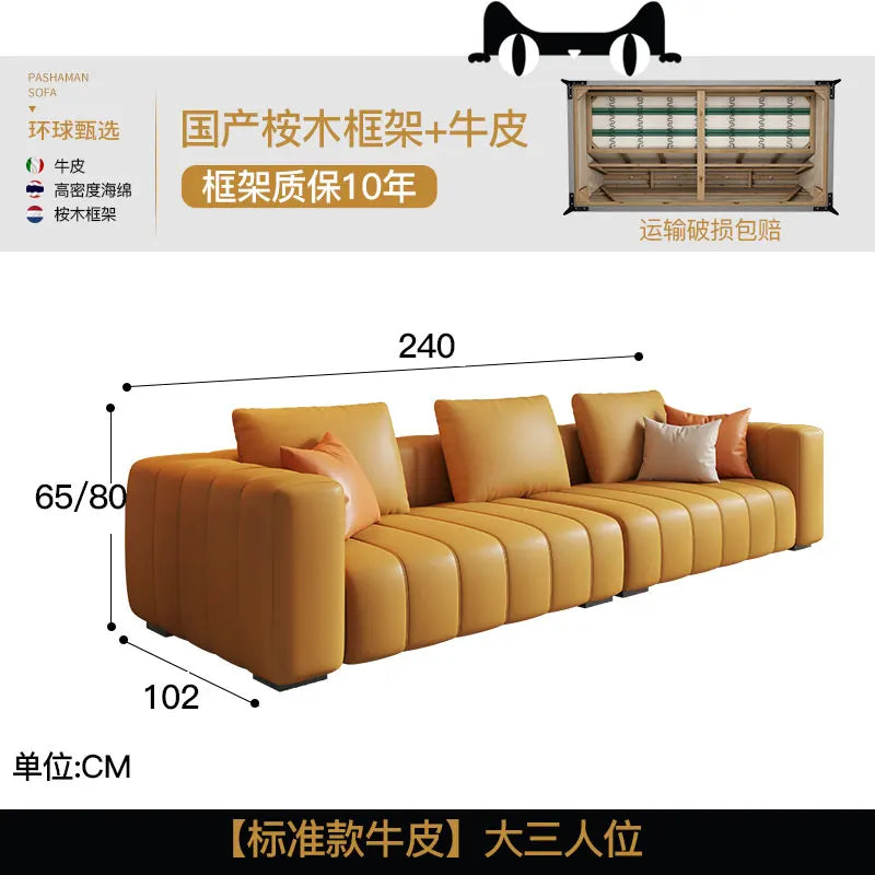 Sectional Modern Theater Living Room Sofas Minimalist Corner