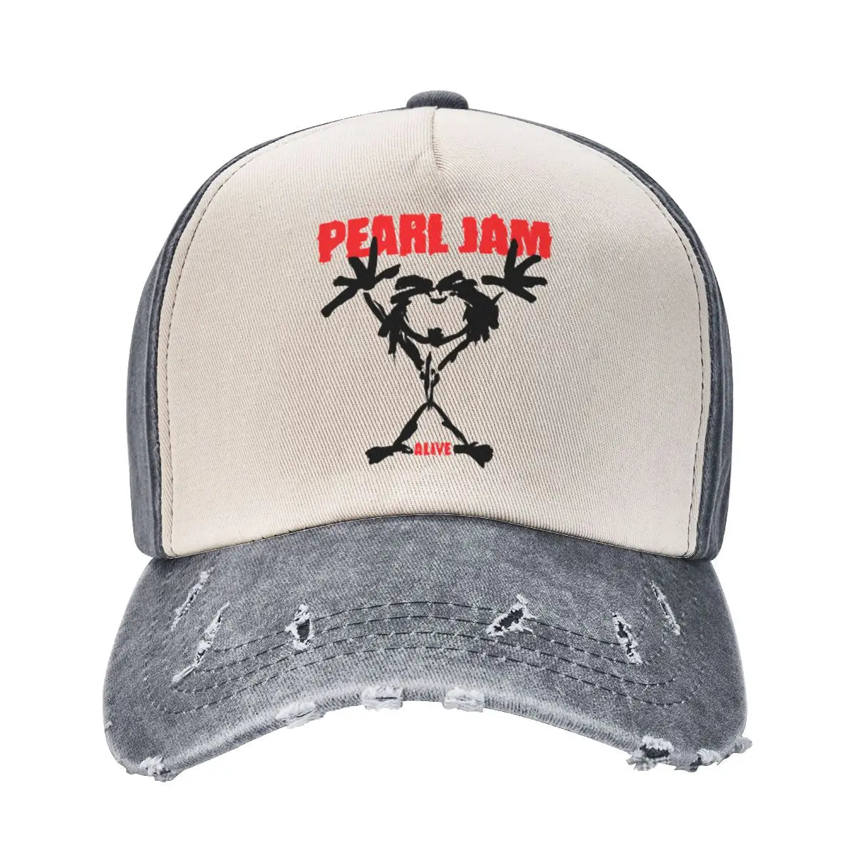 Baseball Cap Pearls Jam Rock Band Outfit for