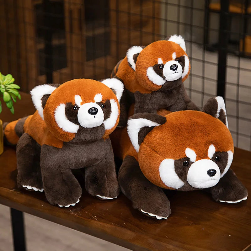 Lifelike Red Panda Stuffed Animals Raccoon Plush Toy