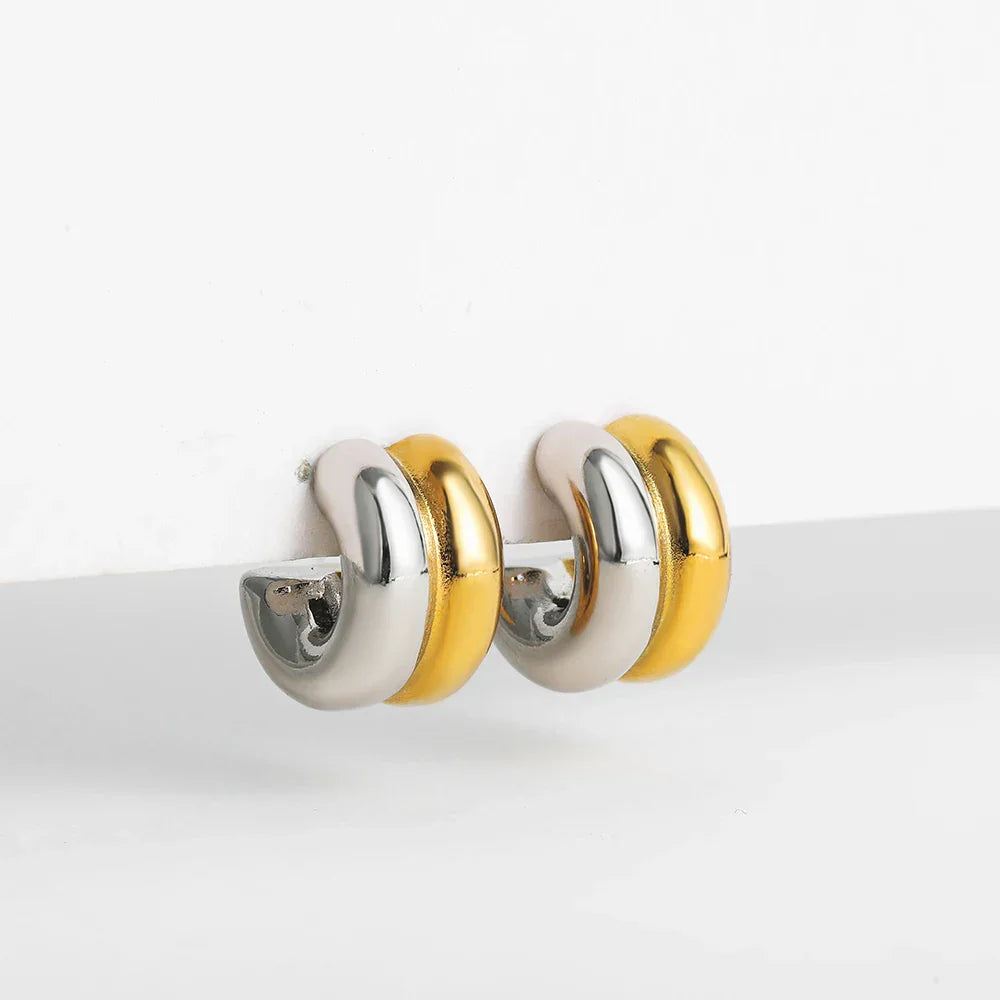 Waterdrop Chunky Hoop Earrings Dupes for Women Lightweight