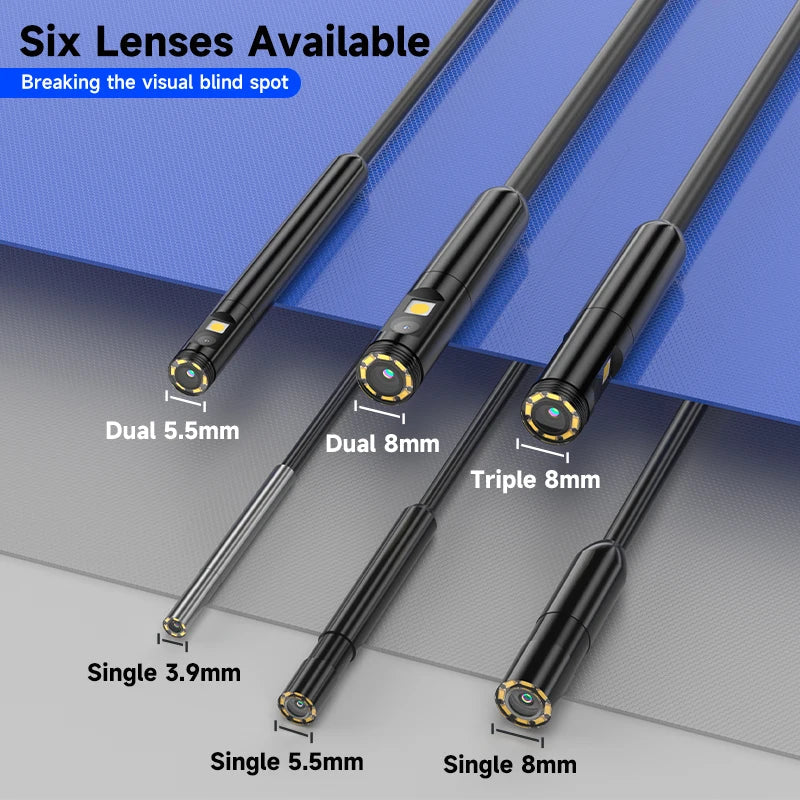 7 Inch IPS Screen Endoscope Camera 1M-15M HD1080P