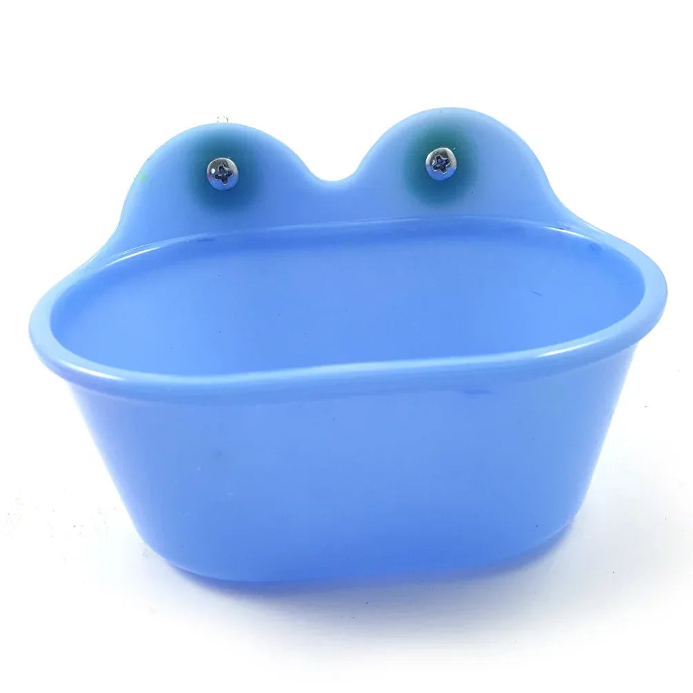 Pet Bird Bath Cage with Mirror, Parrot Bathtub,