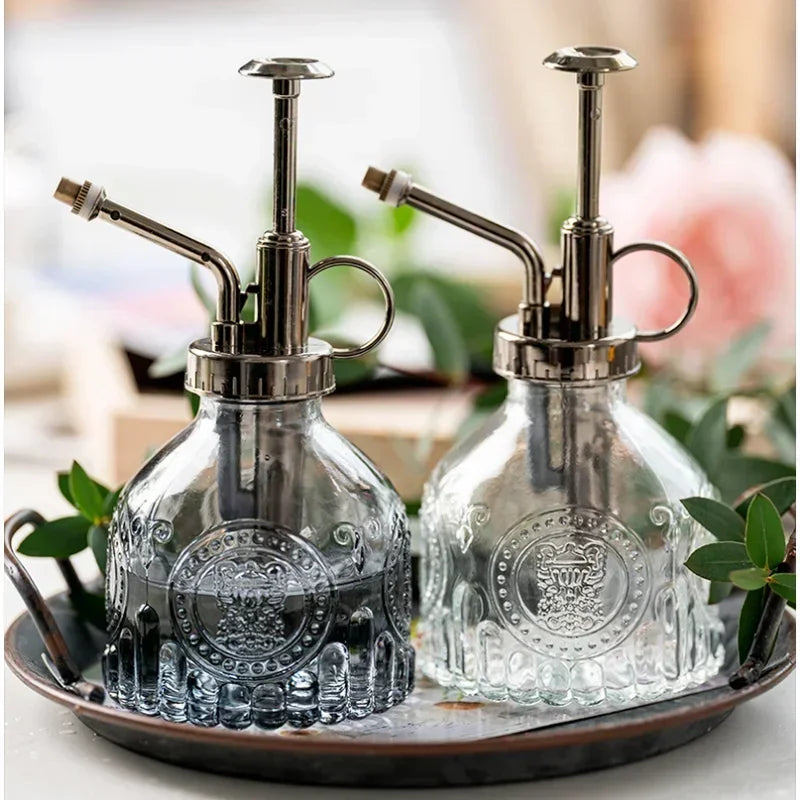 New Embossed Glass Air Pressure Gardening Special Retro