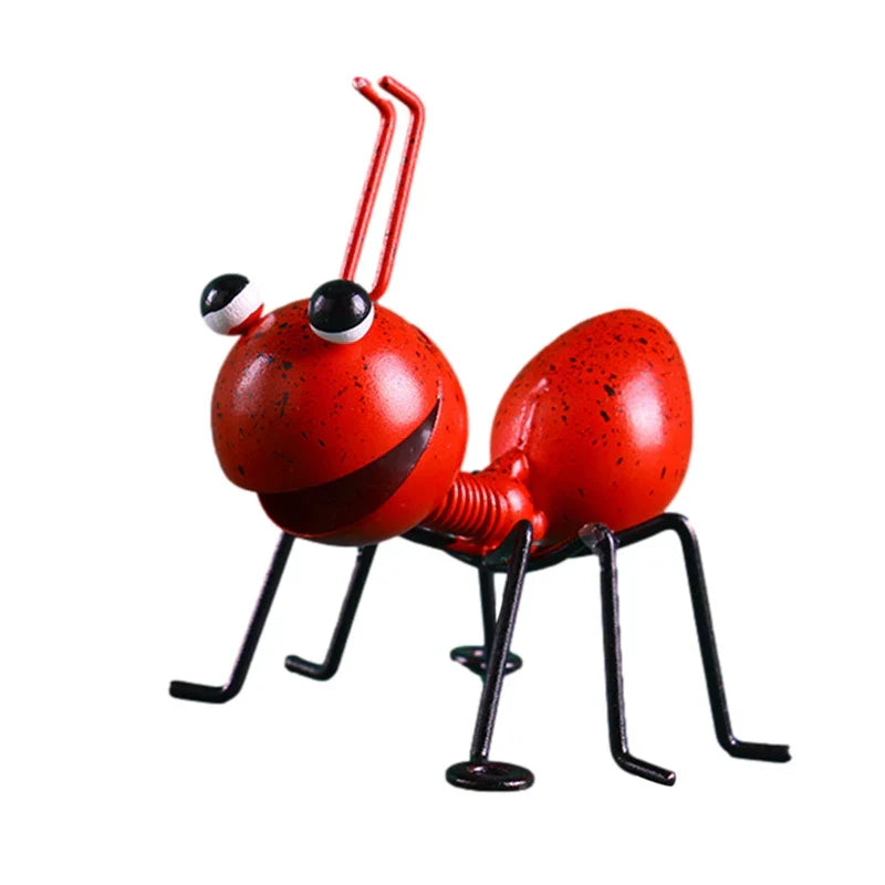 Cute Ant Statue Garden Decor Figure Stand Ant
