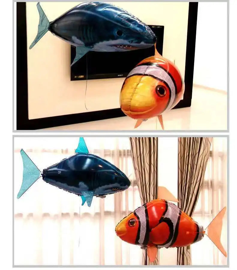 Remote Control Shark Toys Air Swimming RC Animal
