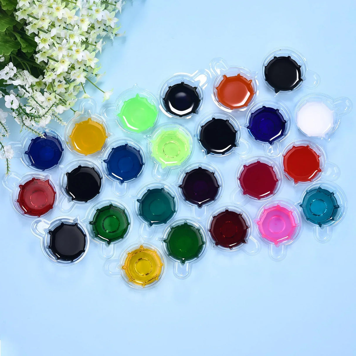 24 Colors 5ml Epoxy Resin Pigment Transparent NonToxic