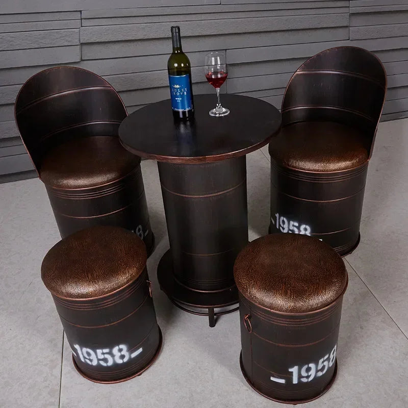 Modern Style Bar Chair Vintage Luxury Waiting Counter