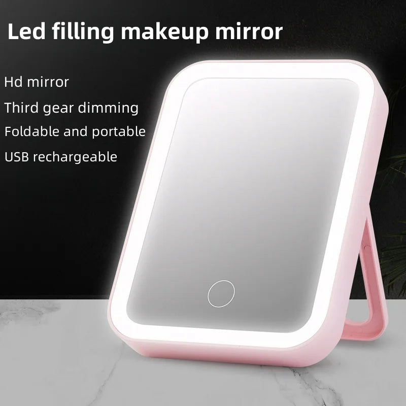 LED desktop makeup mirror, popular on the internet,