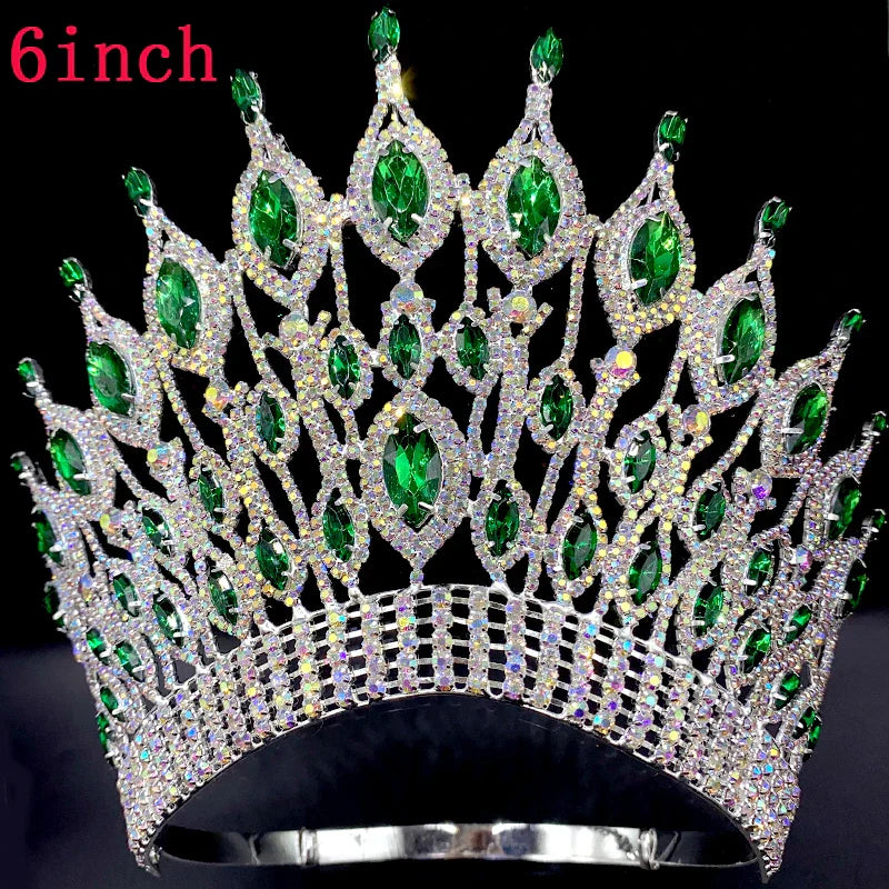 Miss Universe Wedding Crown Queen Rhinestone Tiara Party