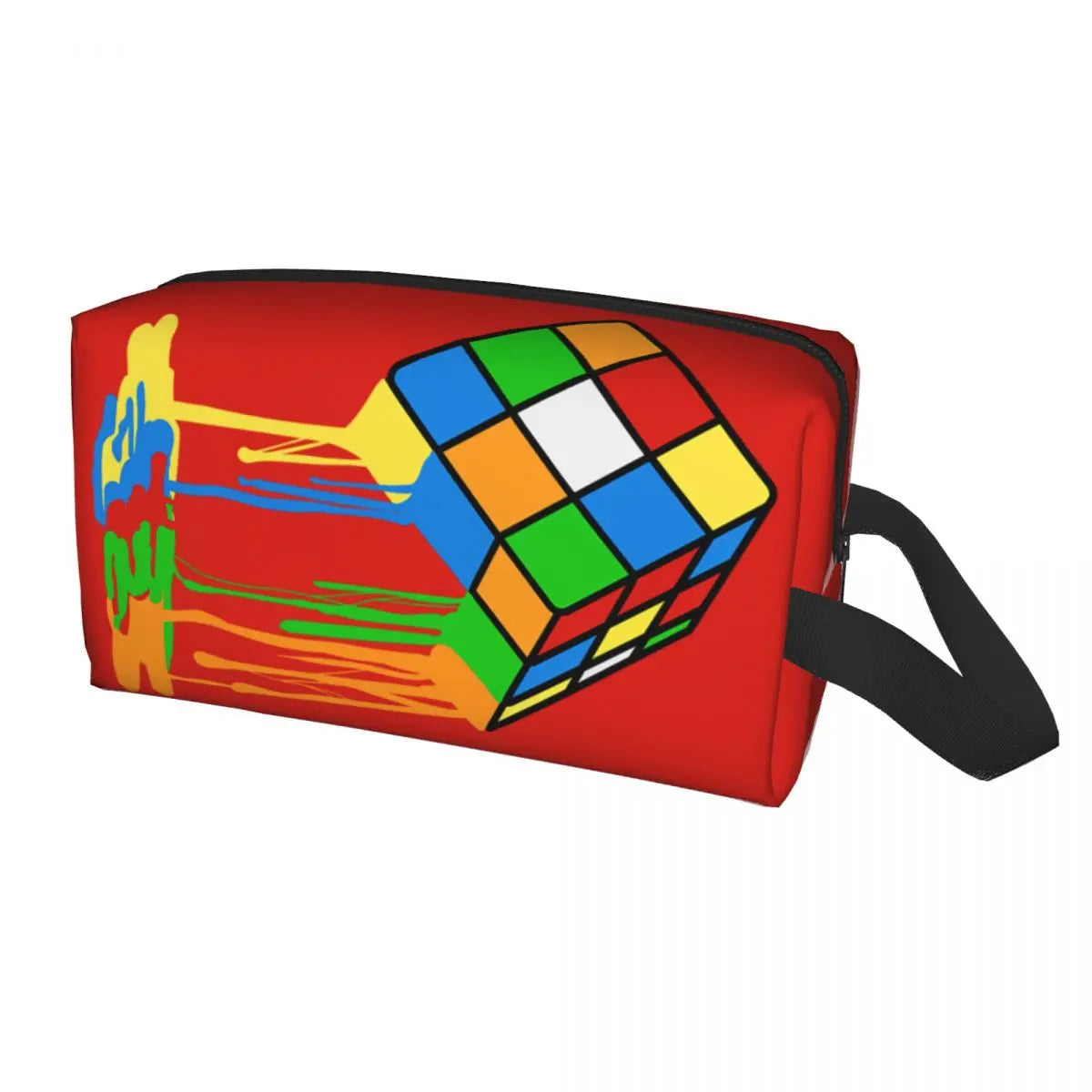 Math Rubik Rubix Cube Caps Cosmetic Bag Women