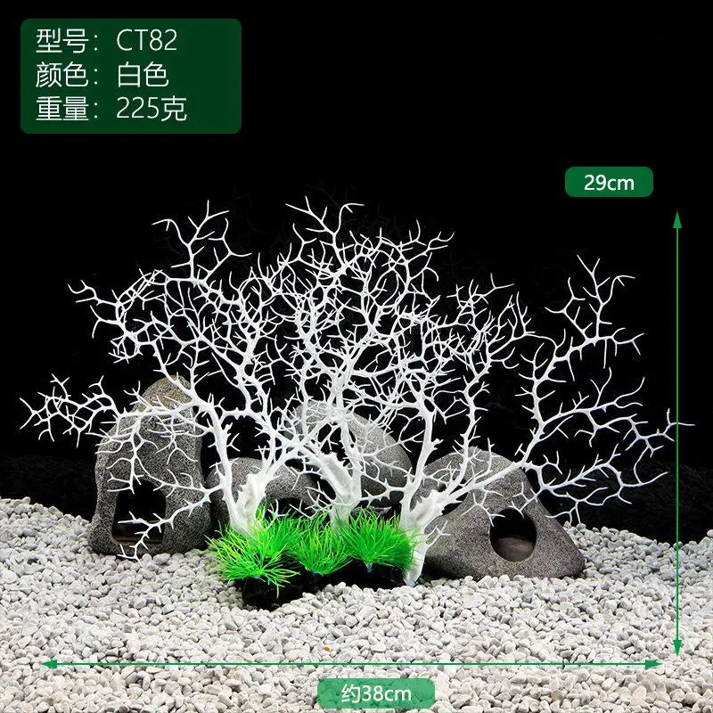 New Simulation Coral Aquarium Landscape Decorations Willow Iron