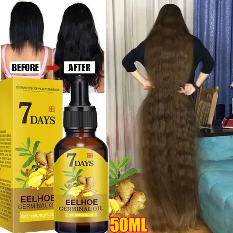 7 Days Fast Ginger Hair Growth Serum Anti-loss