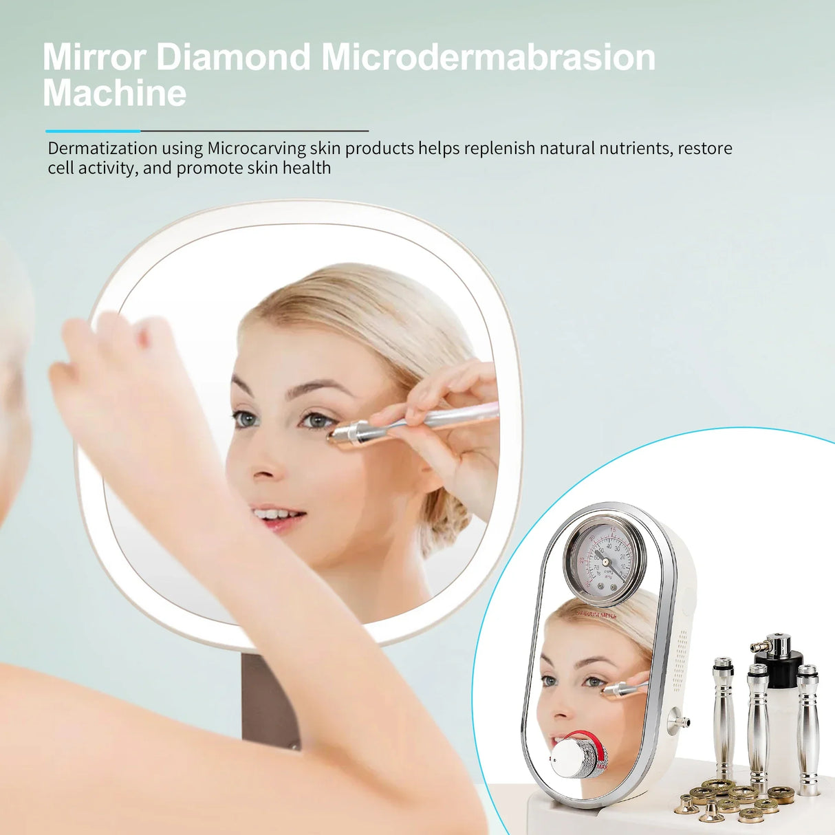 3In1 Diamond Microdermabrasion Machine Remove Wrinkle Blackhead Water