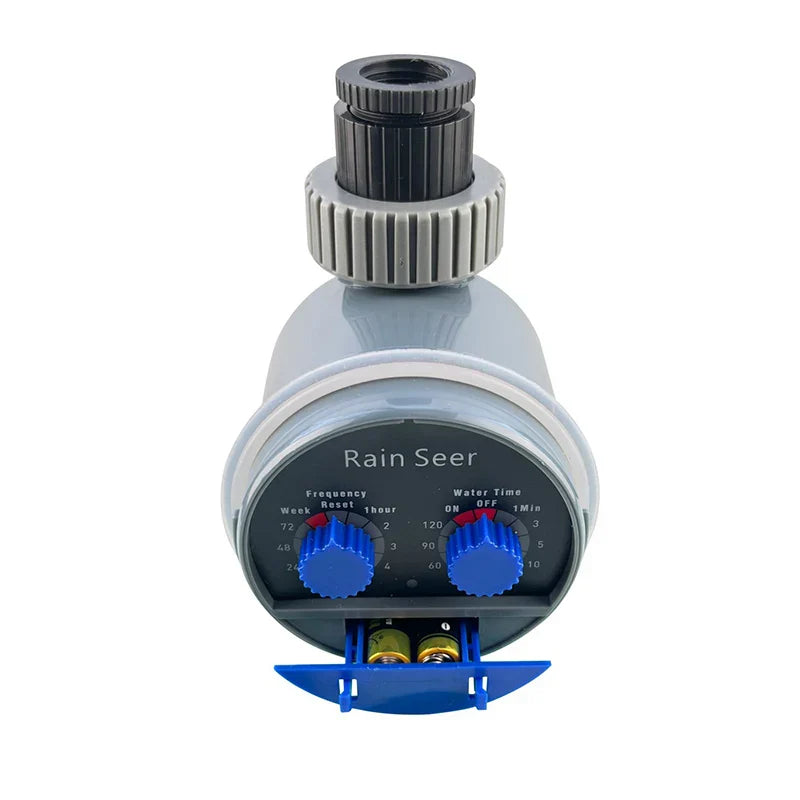 FUJIN Double-Dial Water Timer Home Garden Ball Valve