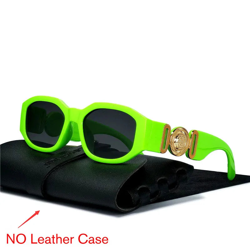 LeonLion Vintage Oval Sunglasses Women Brand Designer Glasses