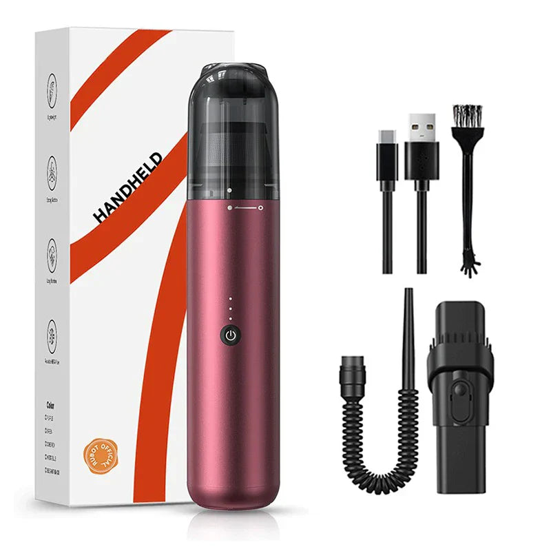 Mini Wireless Car Vacuum Cleaner Cordless Powerful Household