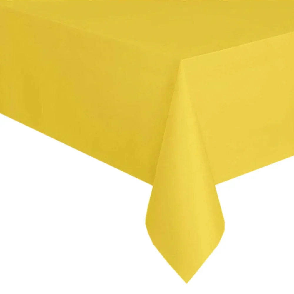 Disposable Tablecloth White Black Pink Gold Table Cover