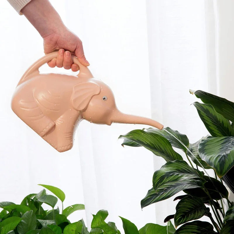 Elephant Shape Watering Can Pot Home Garden Flowers