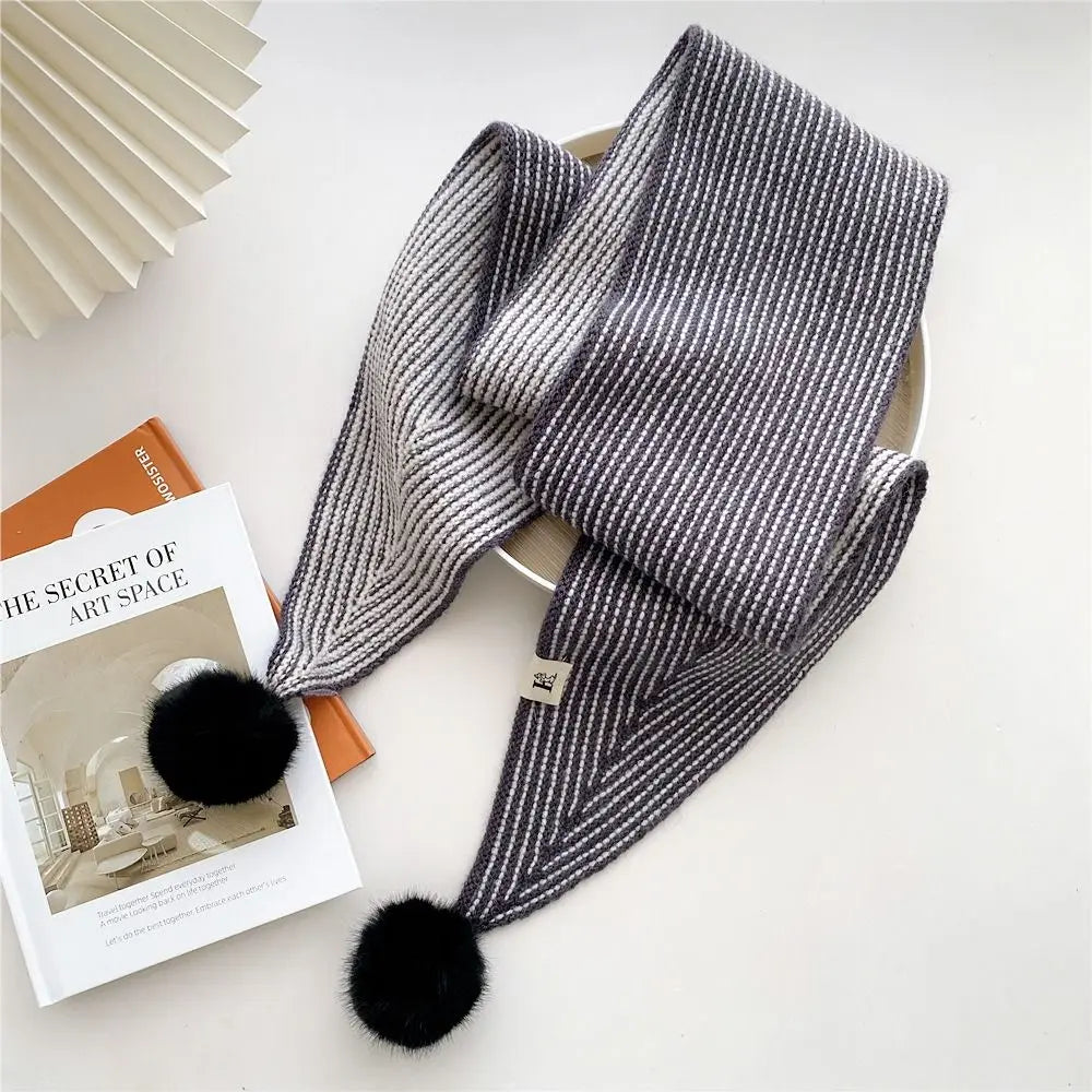Winter Warm Neck Tie New Women Fashion Cashmere