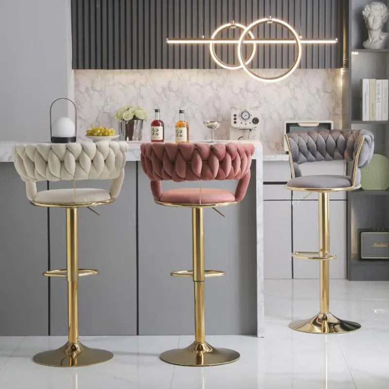 Luxury Modern Bar Stools Nordic Office Kitchen Chair