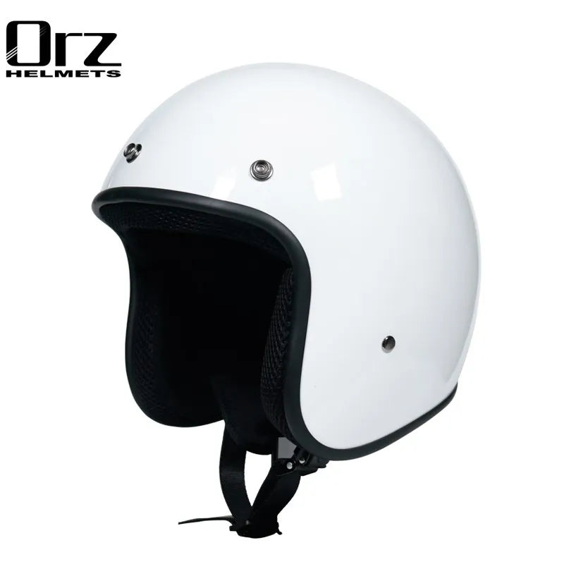 Free Shipping DOT approved retro motorcycle helmet casco 3/4 open face helmet cafe racer helmet chopper helmet capacete