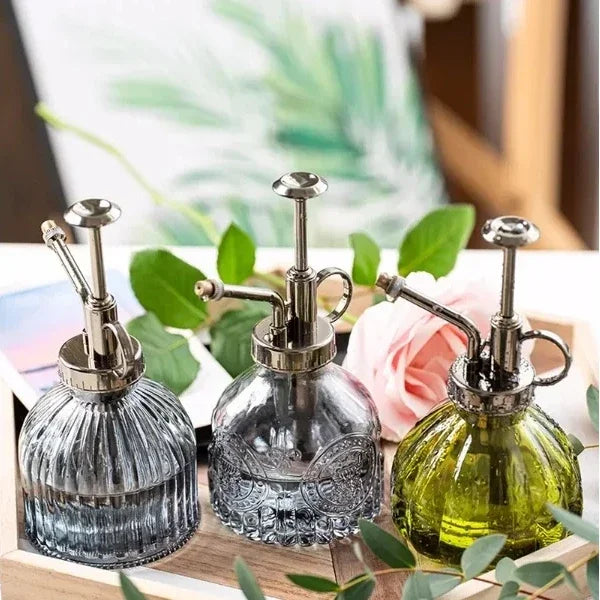 New Embossed Glass Air Pressure Gardening Special Retro