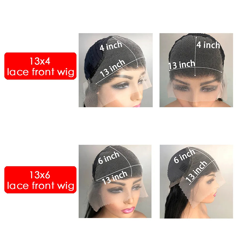 40 Inch Curly Lace Front Human Hair Wigs