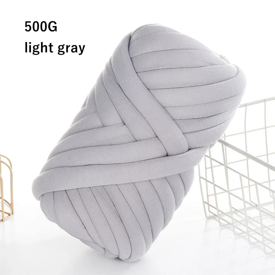 500g/1kg Thick Chunky Yarn Cored Cotton Wool Tube