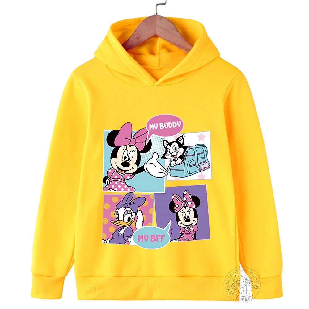 Sweatshirts Manga Anime Mickey Minnie Mouse Hoodie Kid
