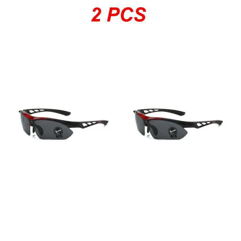1/2/4PCS Outdoor Men Cycling Sunglasses Road Mountain Riding