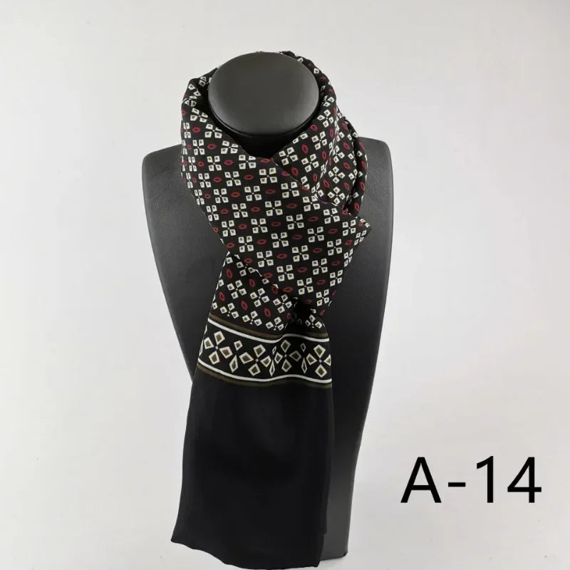 New Fashion Spring Winter Silk Scarf for Men