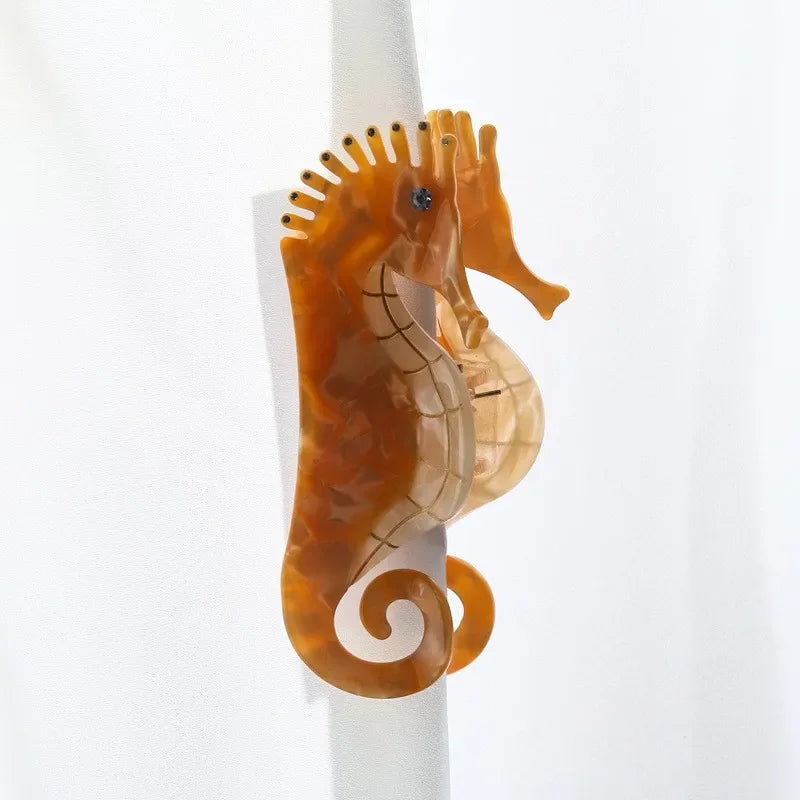 Large Seahorse Hair Clip Marine Series Popular Hair