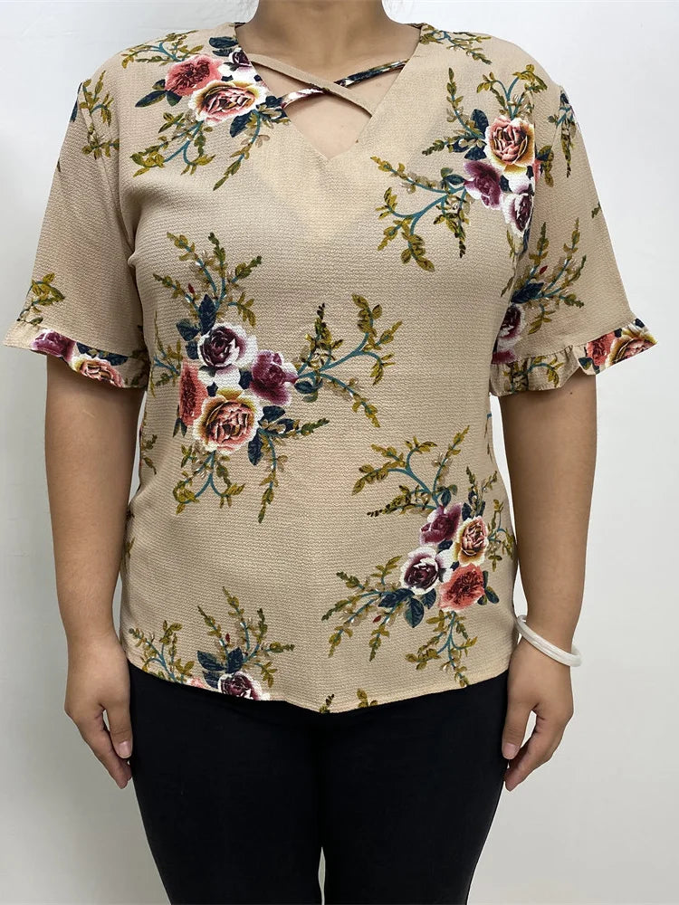 New High Quality Blouses Woman Plus Size Clothes