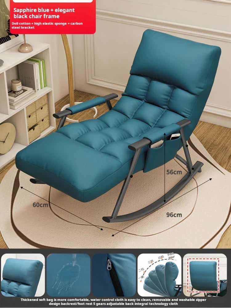 Nordic adult rocking chair living room Relaxing lounge