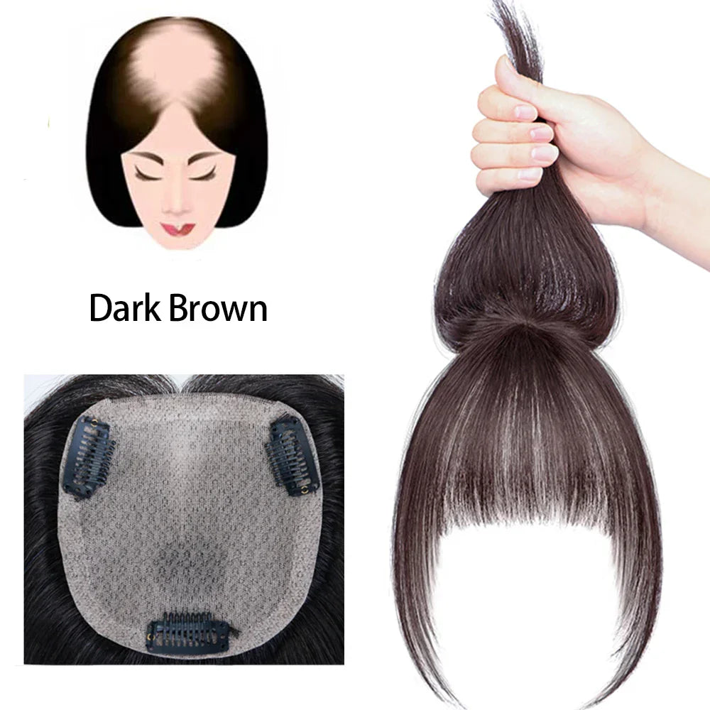 Synthetic Hair Fake Fringe Clip in Bang Cover