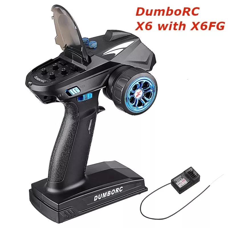 DumboRC X6 RC Transmitter 2.4G 6CH X6FG Receiver