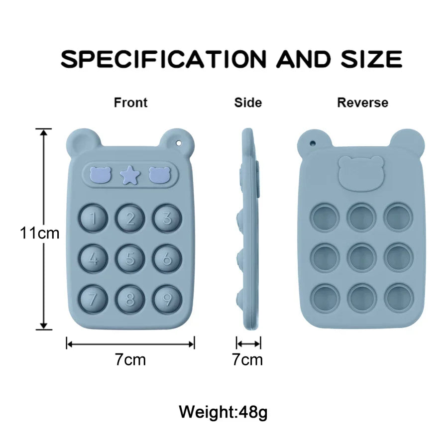 Food Grade Silicone Baby Teether Toys BPA Free