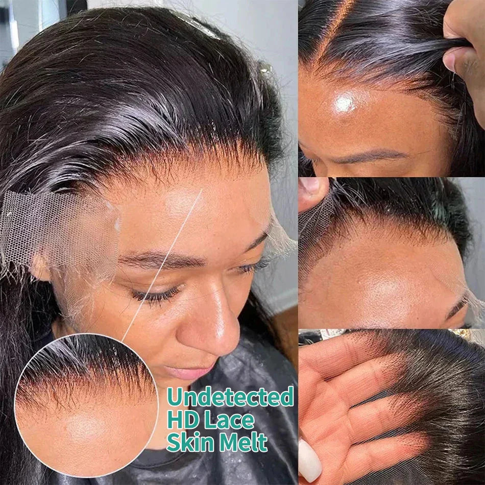 MELODIE 30 Inch Bone Straight 13X4 13x6 Lace